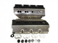 WILLIAMS  HEMI 16 PLUG   FUEL HEAD  10 BOLT  PLAIN FINISH   BILLET RAIL VALVE COVERS  10 BOLTS